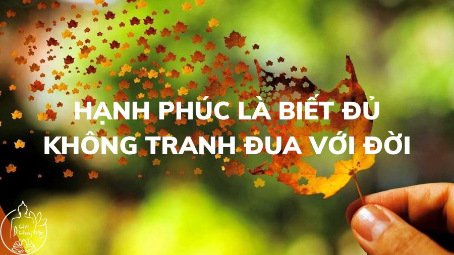 câu nói hay về biết đủ là hạnh phúc