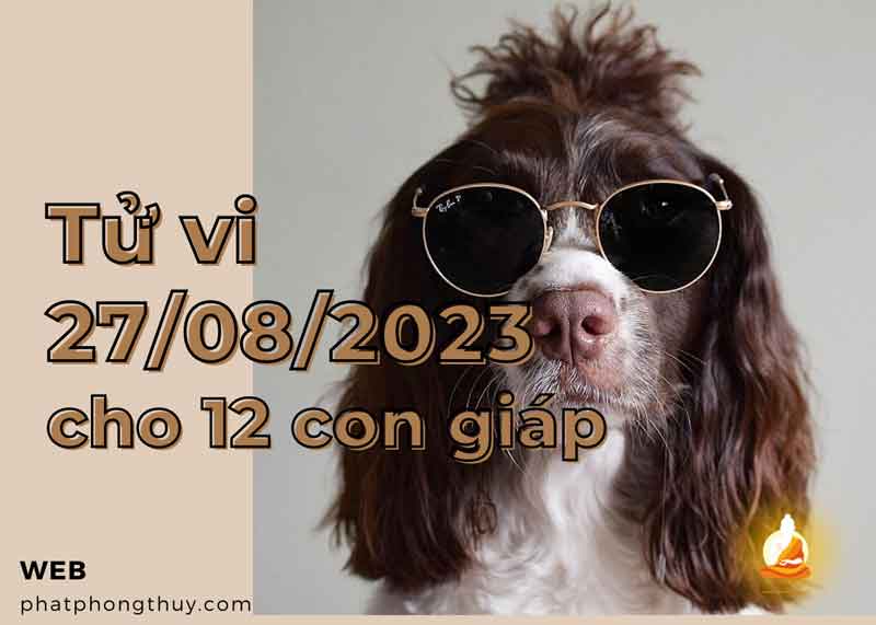 Tử vi 27/8/2023 cho 12 con giáp