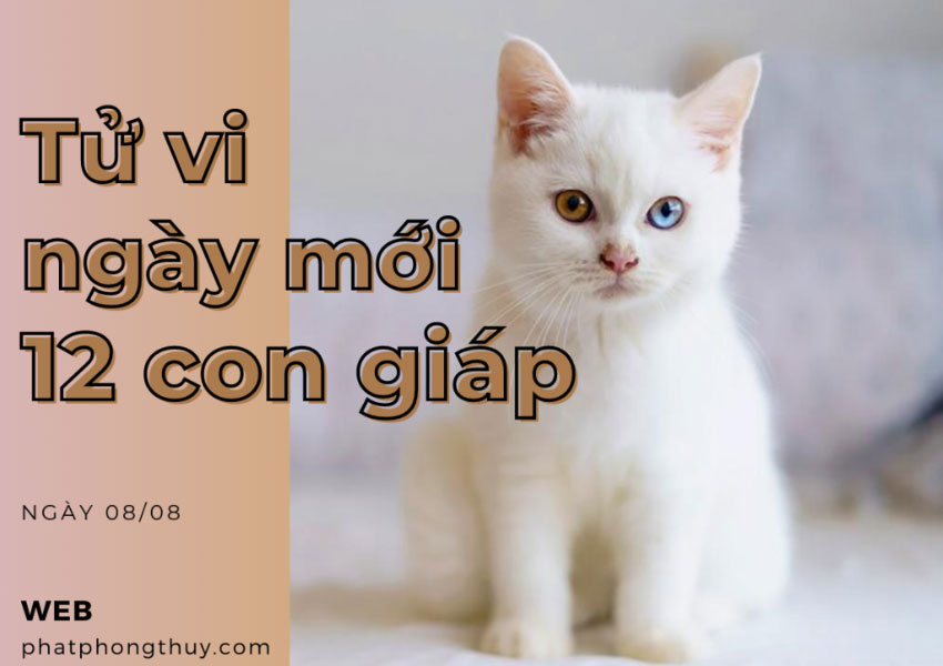 Tử vi ngày mới 12 con giáp 08/08/2023