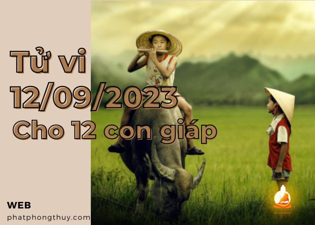 Tử vi 12/09/2023 cho 12 con giáp