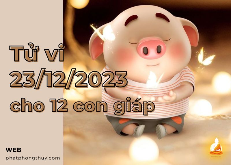 Tử vi ngày 23/12/2023 của 12 con giáp: Dậu tham vọng, Hợi bảo thủ