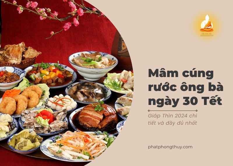 Mâm cúng rước ông bà