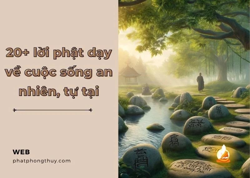loi phat day ve cuoc song an nhien copy - Phật Phong Thuỷ