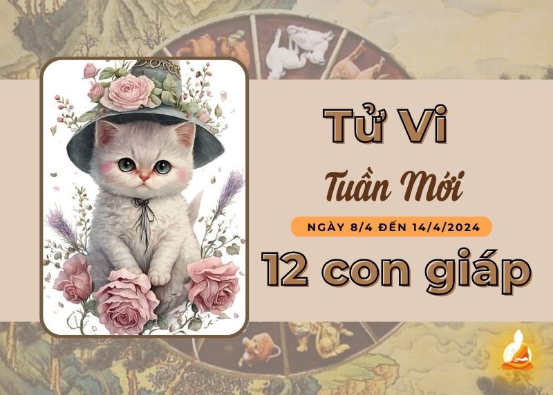 Tử vi tuần mới 8/4 - 14/4/2024 của 12 con giáp: Mão cần suy tính cẩn thận trước sau, Mùi có cơ hội thăng tiến