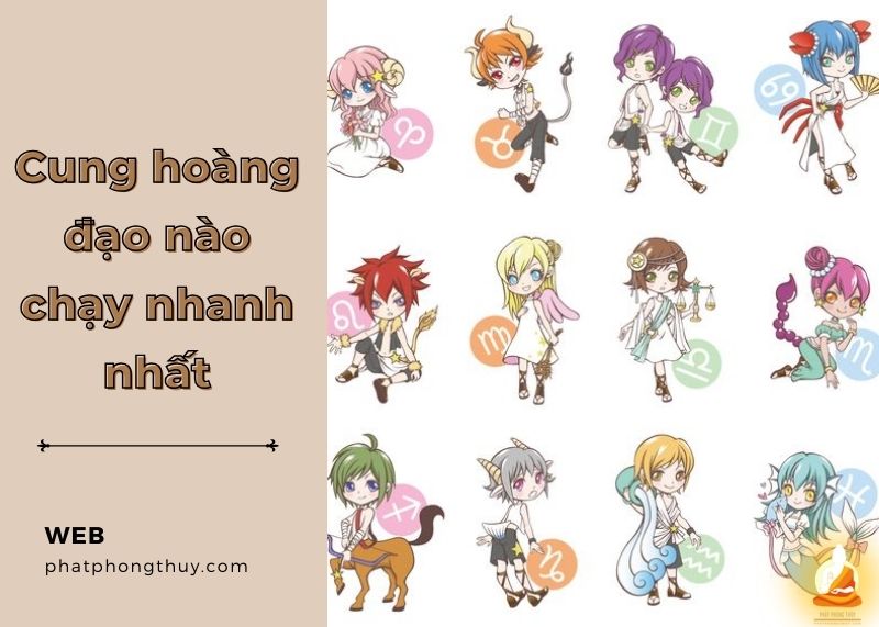 Cung hoàng đạo nào chạy nhanh nhất