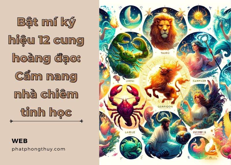 ky hieu 12 cung hoang dao moi - Tên tiếng Anh và ký hiệu 12 cung hoàng đạo