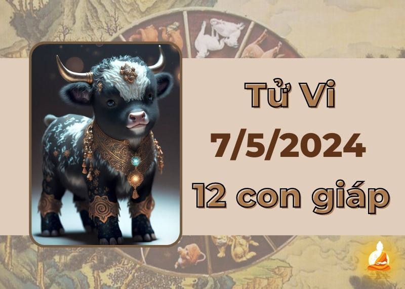 Xem tử vi ngày 7/5/2024 của 12 con giáp: Sửu sự nghiệp hanh thông, Thân tình duyên trắc trở