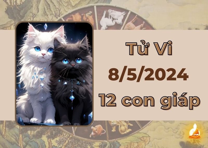 Xem tử vi ngày 8/5/2024 của 12 con giáp: Mão ngập tràn tình yêu, Tuất cục diện tương hại