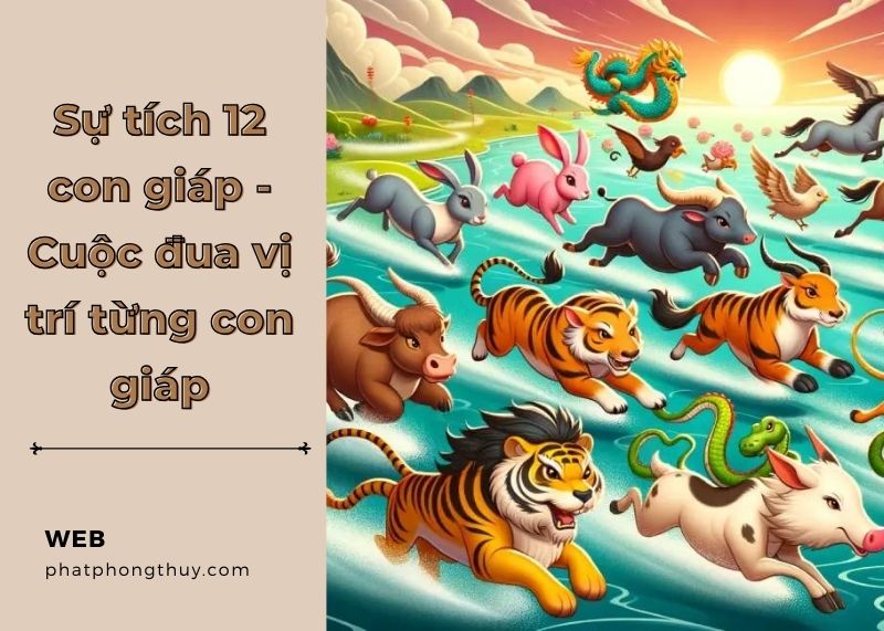 Sự tích 12 con giáp - Cuộc đua vị trí từng con giáp