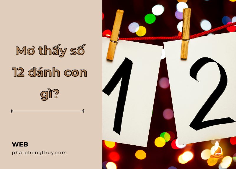 Giải mã giấc mơ thấy số 12 đánh con gì? Ý nghĩa con số 12?
