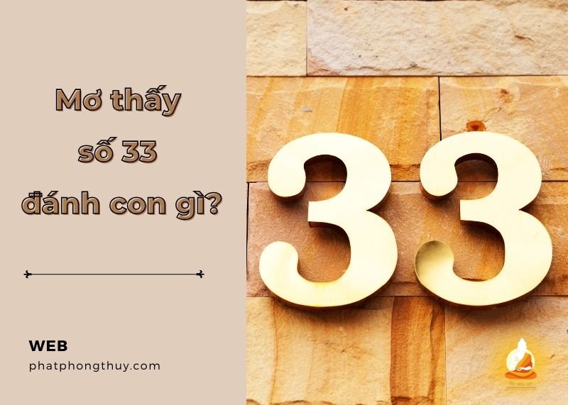 Mơ thấy số 33 đánh con gì gặp điềm lành, nhiều may mắn?