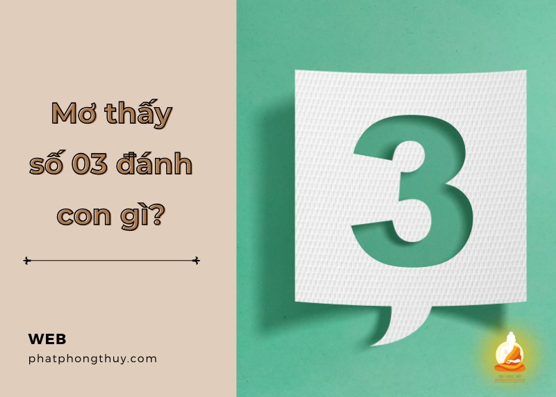 Nằm mơ thấy số 3 đánh con gì? Giải mã điềm báo mơ thấy số 3